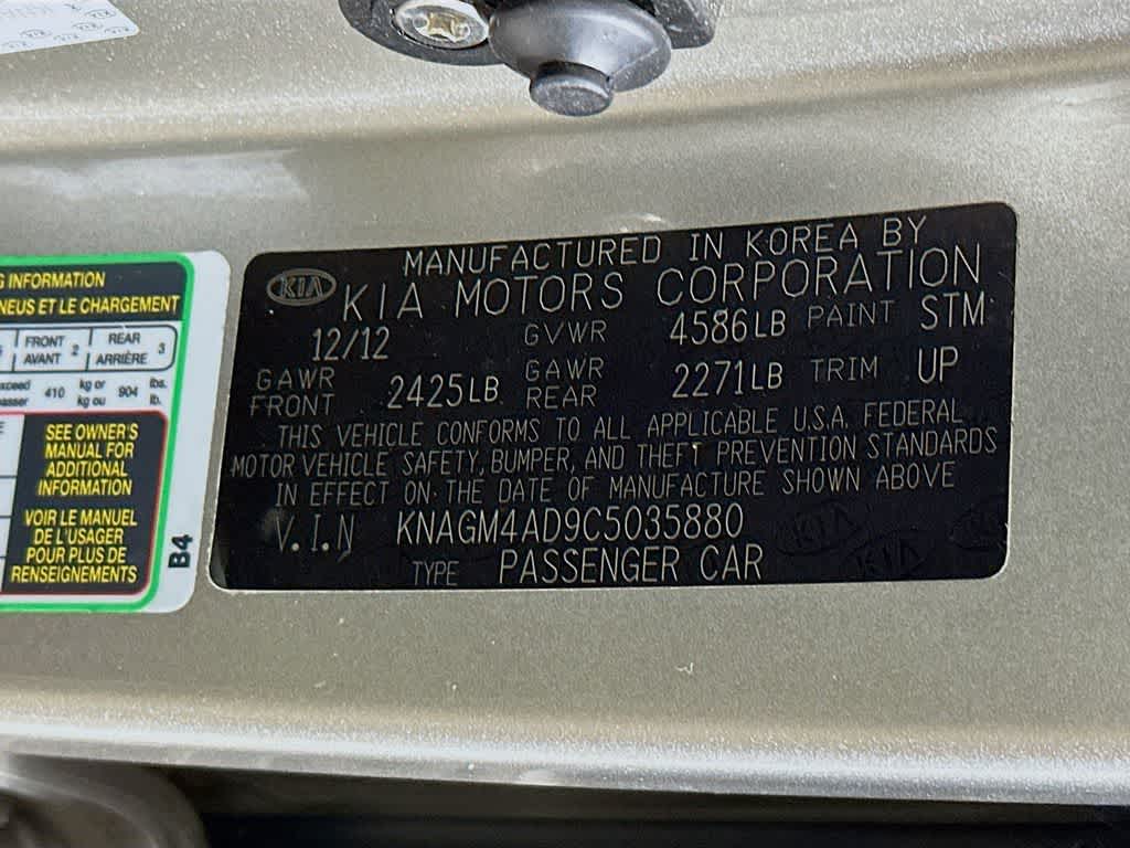 2012 Kia Optima Hybrid