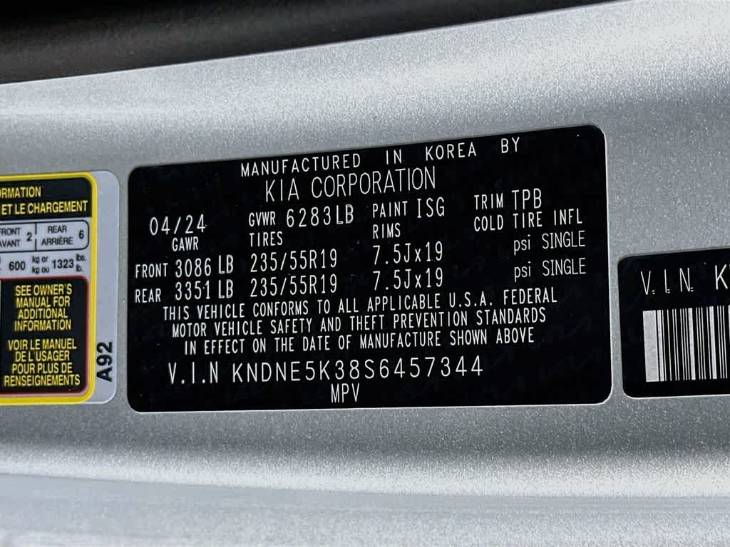 2025 Kia Carnival SX