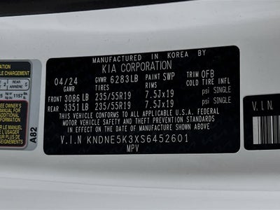 2025 Kia Carnival SX Prestige