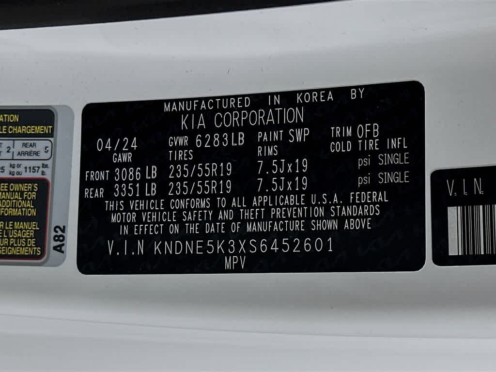 2025 Kia Carnival SX Prestige