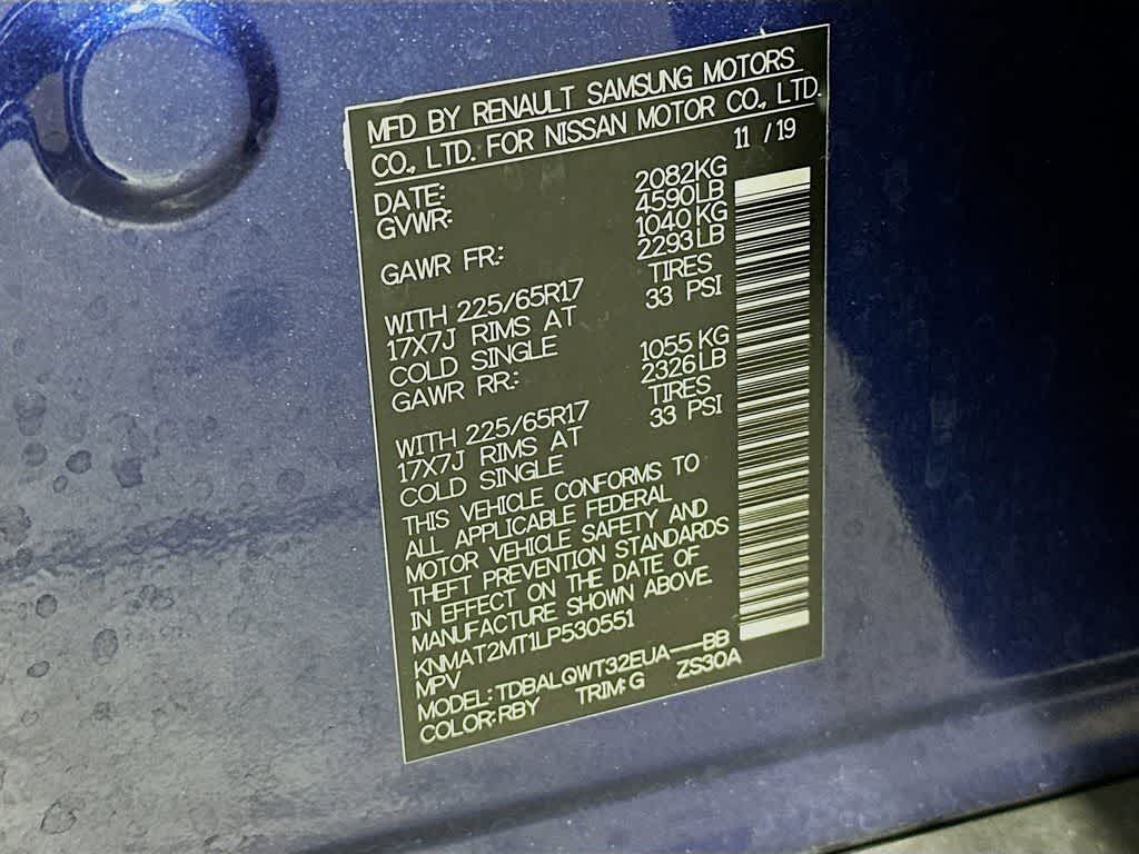 2020 Nissan Rogue SV