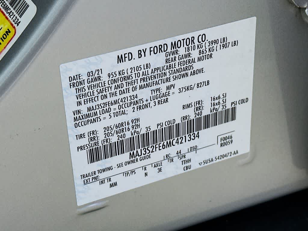 2021 Ford EcoSport S