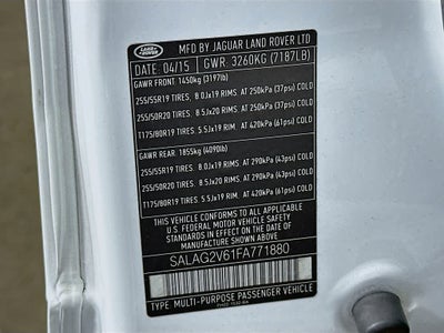 2015 Land Rover LR4 HSE