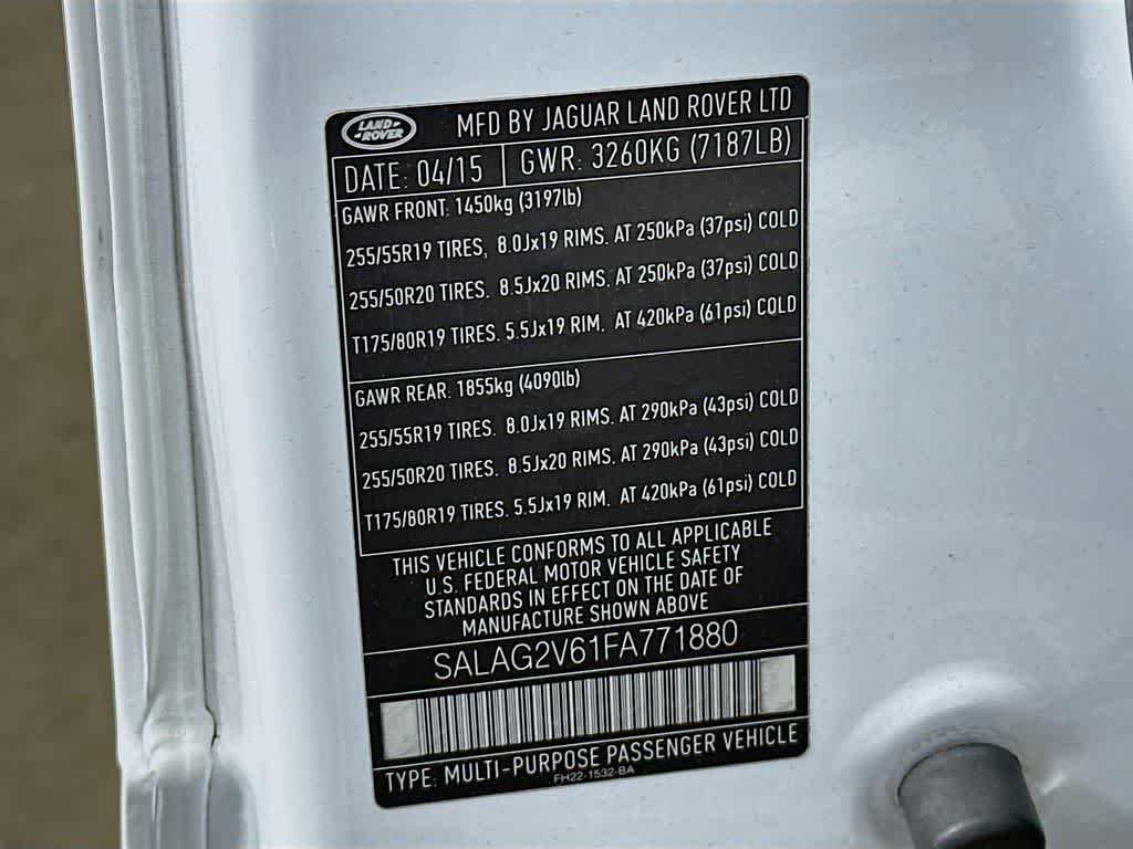 2015 Land Rover LR4 HSE