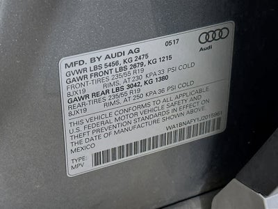 2018 Audi Q5 Premium Plus