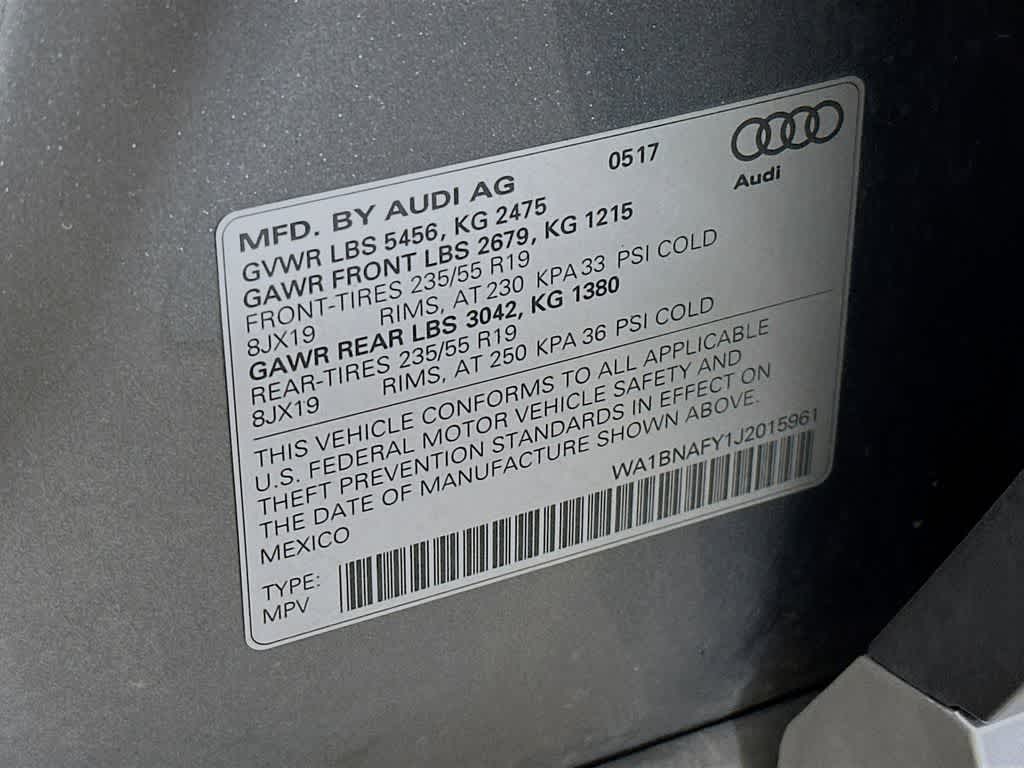 2018 Audi Q5 Premium Plus