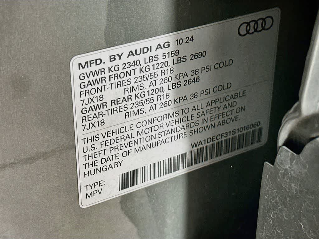 2025 Audi Q3 S line Premium