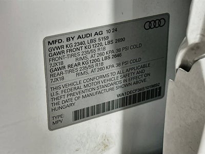 2025 Audi Q3 S line Premium