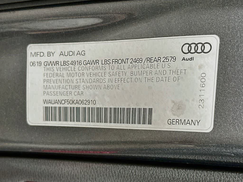 2019 Audi A5 Sportback Premium