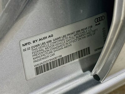 2022 Audi A3 Premium
