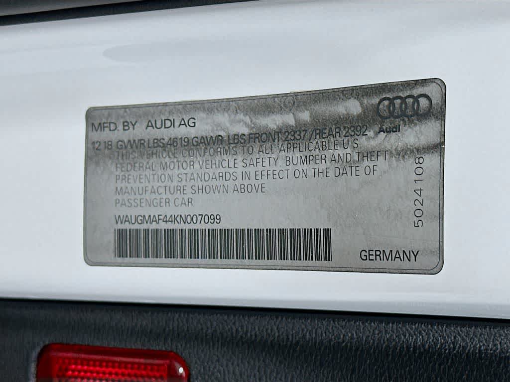 2019 Audi A4 Premium