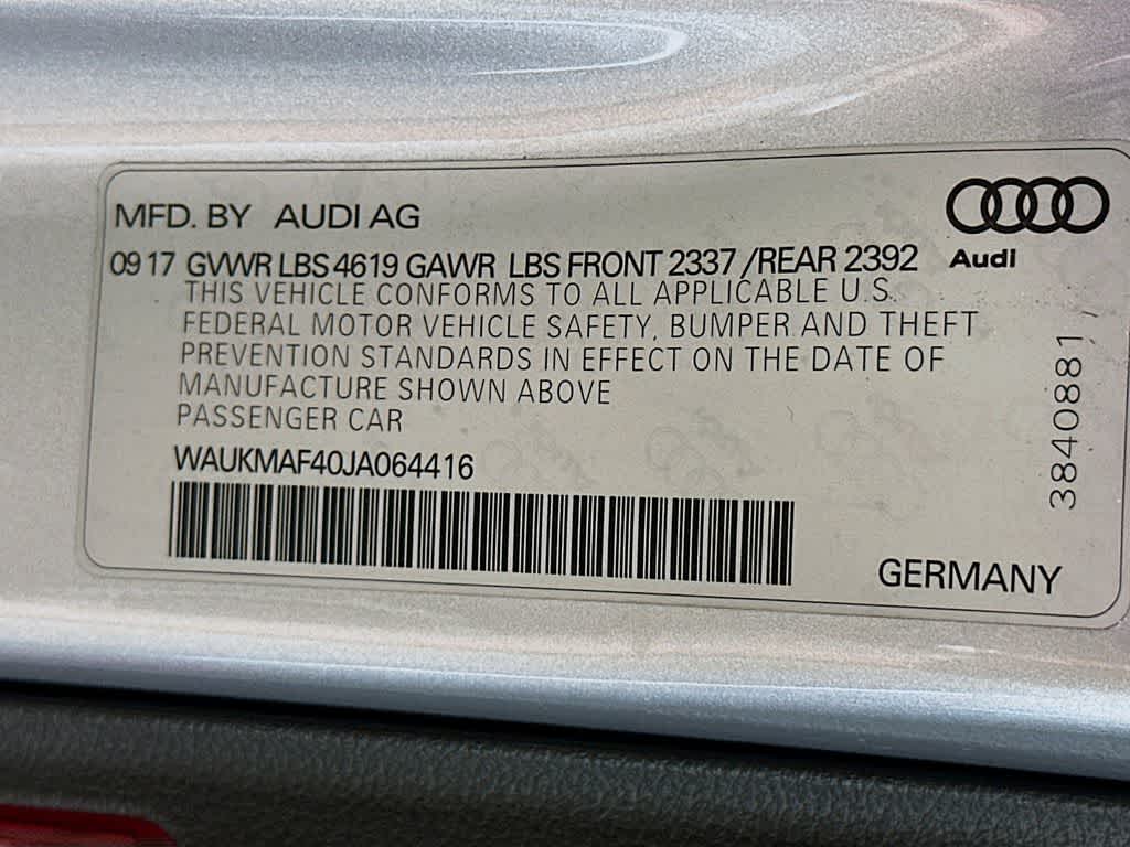 2018 Audi A4 Premium