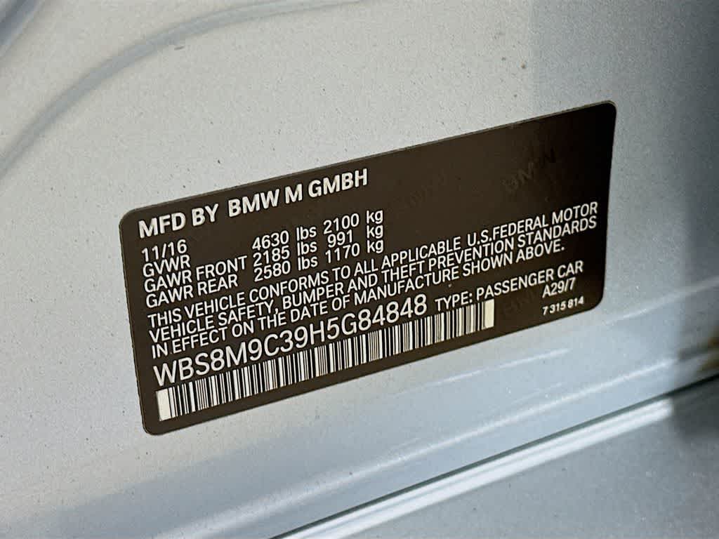 2017 BMW M3 Sedan Base