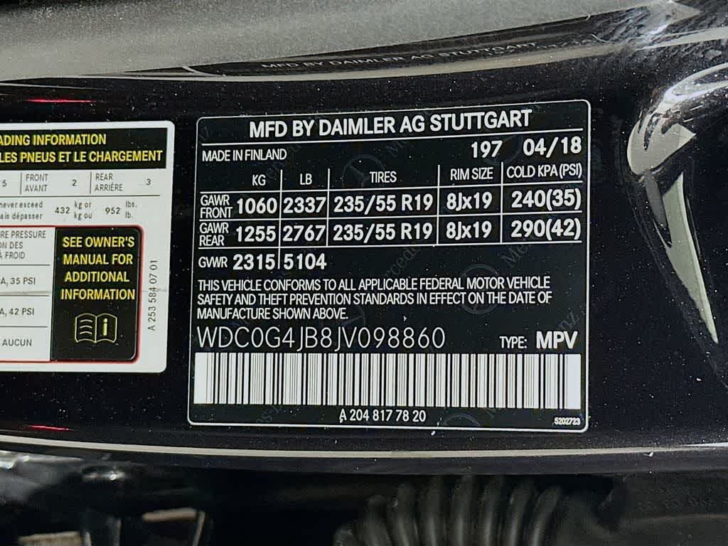 2018 Mercedes-Benz GLC 300 GLC 300