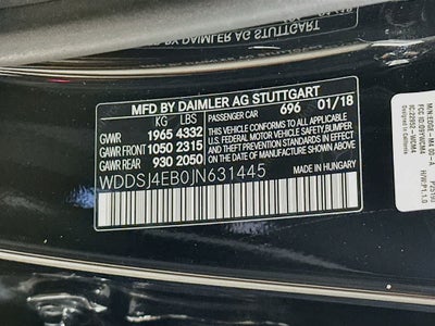 2018 Mercedes-Benz CLA 250 CLA 250