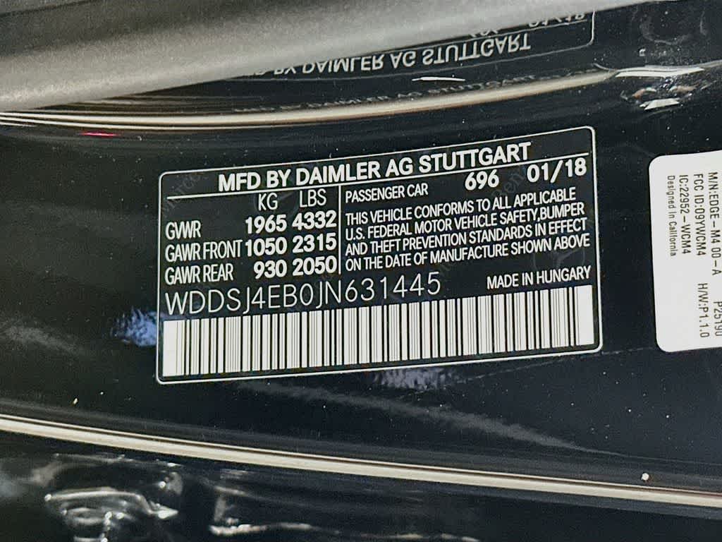 2018 Mercedes-Benz CLA 250 CLA 250