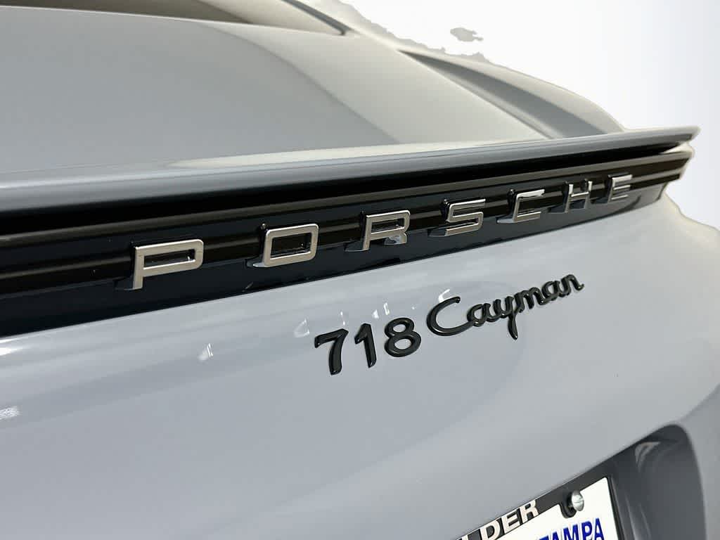 2024 Porsche 718 Cayman Style Edition