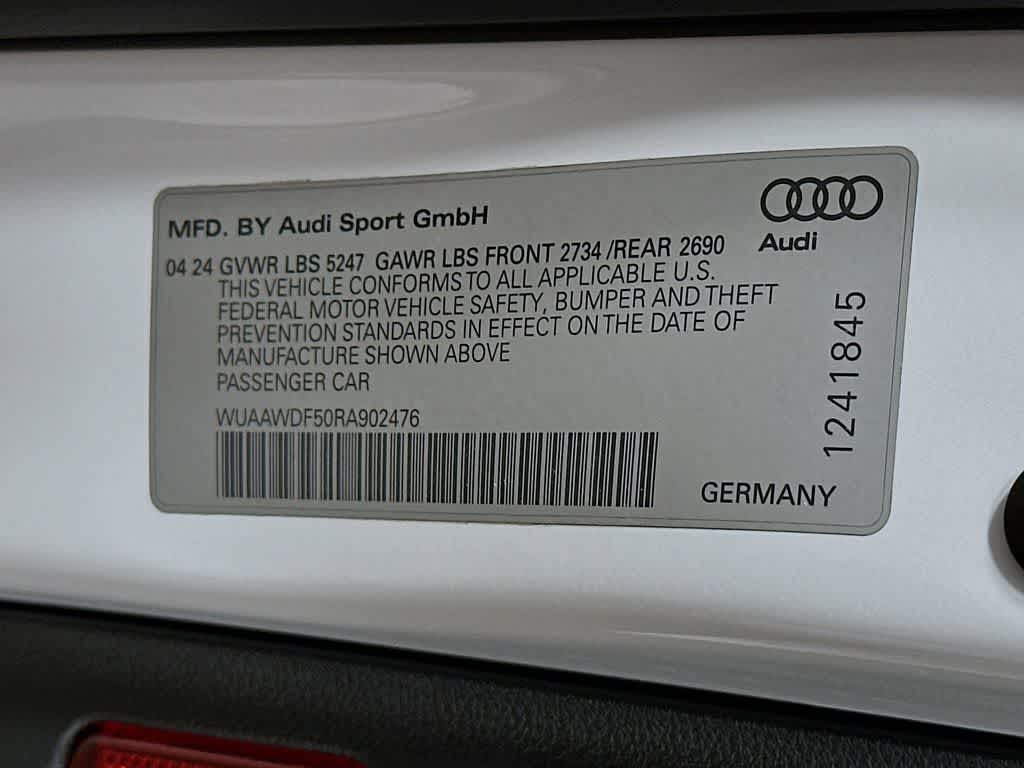 2024 Audi RS 5 Sportback 2.9T quattro