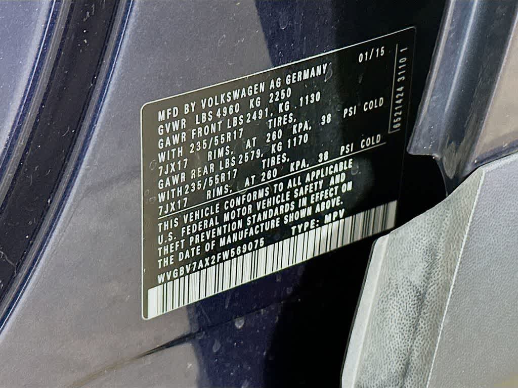 2015 Volkswagen Tiguan SE