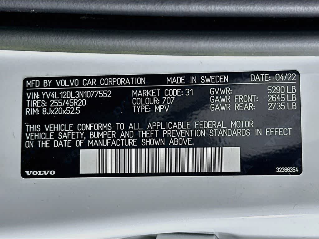 2022 Volvo XC60 Inscription