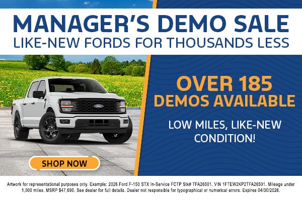 Manager's Demo Sale