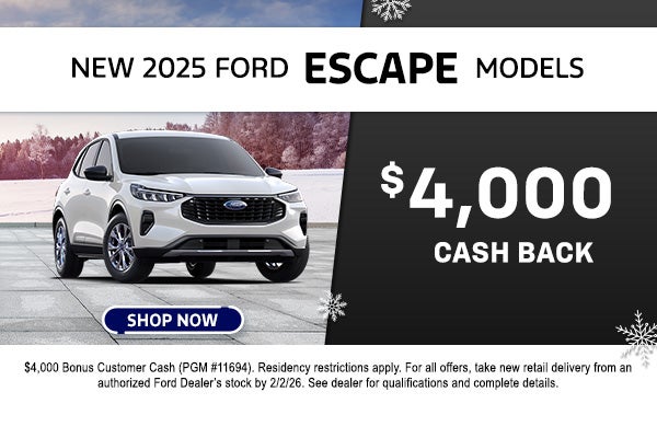 NEW 2025 FORD ESCAPE MODELS