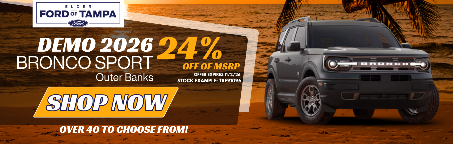 2026 Bronco Sport Offer