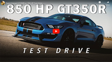 Supercharged GT350R w/ 850 HP Test Drive